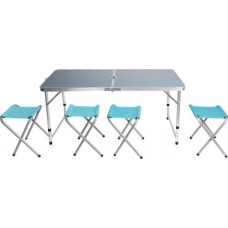 Набор для пикника ACTIWELL складной стол и 4 стула NEW2023, Арт. FSET-01