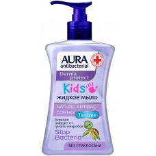 Купить Жидкое крем-мыло AURA Derma protect Kids, 250мл в Ленте