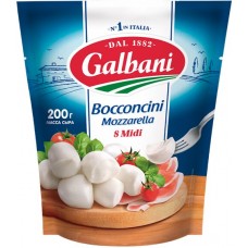 Сыр GALBANI Mozzarella Bocconcini 45%, без змж, вес сыра 200г, вес с рассолом 420г