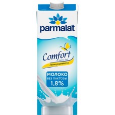 Купить Молоко ультрапастеризованное PARMALAT Comfort UHT безлактозное 1,8%, без змж, 1000мл в Ленте