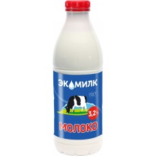 Купить Молоко пастеризованное ЭКОМИЛК 3,2%, без змж, 955г в Ленте