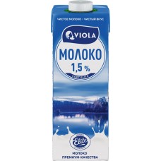 Купить Молоко VIOLA UHT 1,5%, без змж, 1000г в Ленте
