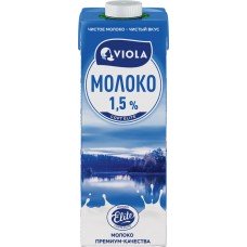 Молоко VIOLA UHT 1,5%, без змж, 1000г