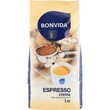 Купить Кофе молотый BONVIDA натуральный жареный средняя обжарка, 1кг в Ленте