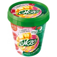 Купить Мороженое ЭKZO Манго-малина молочное без змж, ведро, 520г в Ленте