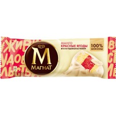 Мороженое МАГНАТ Манго, красные ягоды, без змж, эскимо, 74г