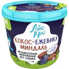 Десерт ICECRO Vegan Кокос-ежевика-миндаль, без змж, 75г
