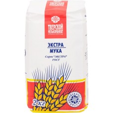 Купить Мука пшеничная ЭКСТРА хлебопекарная сорт Экстра ГОСТ, 2кг в Ленте