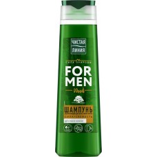 Купить Шампунь для волос мужской ЧИСТАЯ ЛИНИЯ For men Энергия и сила, укрепляющий, 400мл в Ленте