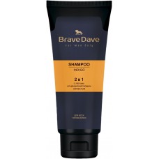 Шампунь для волос мужской BRAVE DAVE Indigo 2в1, 250мл