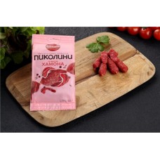 Колбаски сырокопченые ДЫМОВ Пиколини со вкусом хамона, 50г
