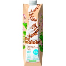 Напиток гречневый NEMOLOKO Лайт Классический, обогащенный кальцием и витамином В2, 1000мл