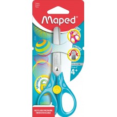 Ножницы детские MAPED Sequrity 3D, 13см, эргономичные ручки, блокировка лезвий, Арт. 473110