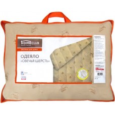 Купить Одеяло Евро HOME CLUB Овечья шерсть 200x220см в Ленте