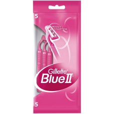 Купить Станок для бритья женский одноразовый GILLETTE Blue II, 5шт в Ленте