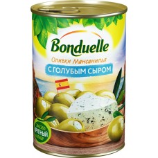 Оливки с голубым сыром BONDUELLE Мансанилья, 300г