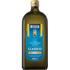 Масло оливковое DE CECCO Classico нерафинированное, 500мл