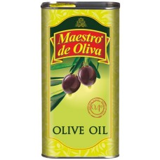 Купить Масло оливковое MAESTRO DE OLIVA смесь рафинированного и нерафинированного масел, ж/б, 1000мл в Ленте