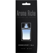 Купить Ароматизатор AROMA RICHE Homme Sport №4, картонный в Ленте