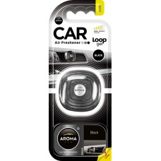 Купить Ароматизатор AROMA CAR Loop Gel Black/New Car, на дефлектор в Ленте