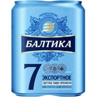 Промонабор БАЛТИКА 7 пиво светлое, 5,4%, ж/б, 0.45x4л