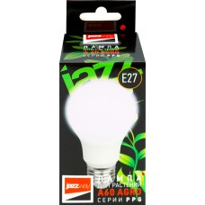 Лампа для растений JAZZWAY Agro светодиодная, PPG A60 9W Frost Е27 IP20, Арт. 5002395