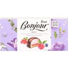 Купить Десерт BONJOUR Konti со вкусом ягод, 232г в Ленте