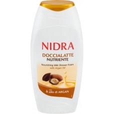 Пена-молочко для душа NIDRA питательное с аргановым маслом, 250мл