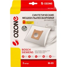 Купить Пылесборник OZONE M-05 синтетический для пылесоса, микрофильтр 5шт в Ленте
