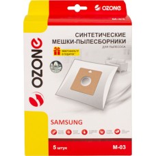 Пылесборник OZONE M-03 синтетический для пылесоса, микрофильтр 5шт
