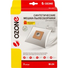 Купить Пылесборник OZONE M-24 синтетический для пылесоса, микрофильтр 5шт в Ленте