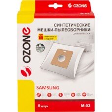 Купить Пылесборник OZONE M-03 синтетический для пылесоса, микрофильтр 5шт в Ленте