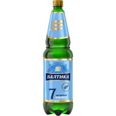 Пиво светлое БАЛТИКА №7 Экспортное пастеризованное 5,4%, 1.3л
