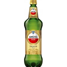 Пиво светлое AMSTEL Премиум Пилсенер пастеризованное 4,8%, 1.25л
