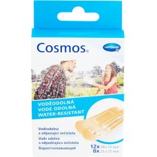 Пластырь водоотталкивающий COSMOS Water-Resistant, 2 размера, 20шт