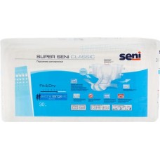Подгузники для взрослых SENI Super Seni Classic Extra large, 30шт