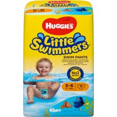 Купить Подгузники детские для плавания HUGGIES 5–6, 12–18кг, 11шт в Ленте