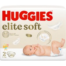 Подгузники детские HUGGIES Elite Soft 2, 4–6кг, 82шт