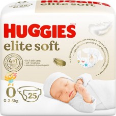 Купить Подгузники детские HUGGIES Elite Soft 0+, до 3,5кг, 25шт в Ленте