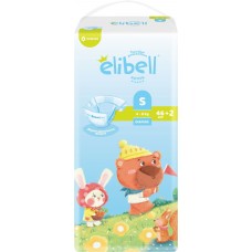 Подгузники детские ELIBELL Active S 4–8кг, 48шт