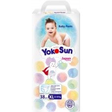 Подгузники-трусики детские YOKOSUN Comfort XL 11+кг, 38шт