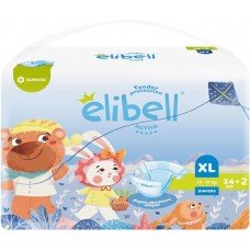 Подгузники детские ELIBELL Active XL 12–17кг, 36шт