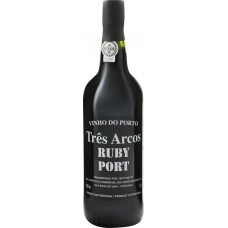 Вино крепленое TRES ARCOS Портвейн Руби Порто, 0.75л