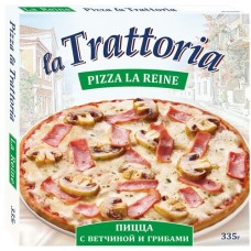 Купить Пицца LA TRATTORIA с ветчиной и грибами, 335г в Ленте