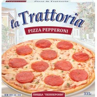 Пицца LA TRATTORIA Пепперони, 335г