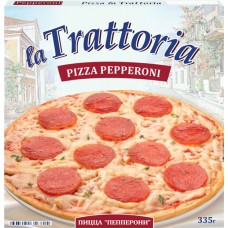 Пицца LA TRATTORIA Пепперони, 335г