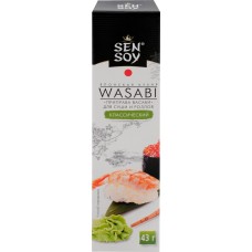 Купить Приправа для суши и роллов SEN SOY Premium Васаби классический, 43г в Ленте