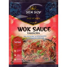 Купить Соус wok для обжаривания лапши SEN SOY Premium Yakisoba, на основе устричного и соевого соусов, 80г в Ленте