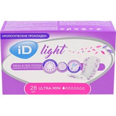 Купить Прокладки урологические ID Light размер Ultra Mini, 28шт в Ленте