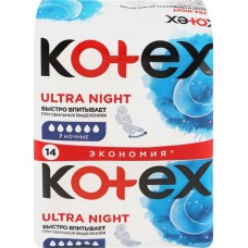 Прокладки ночные KOTEX Ultra, 14шт